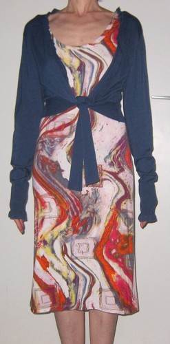 Gilet court bleu - , julie