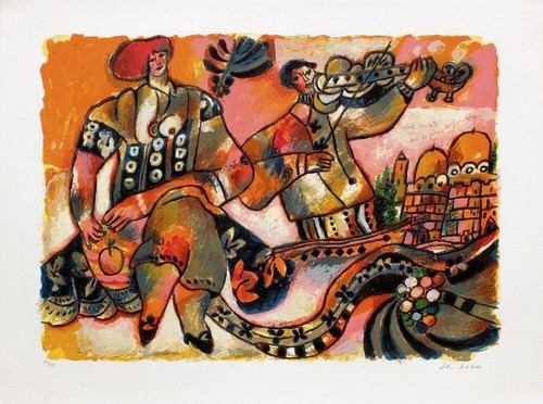 Théo tobiasse lithographie - tobiasse,