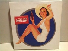 TRES RARE CADRE TOILE PIN UP