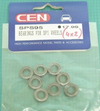 CEN SPS95 - Set de 8 roulements 8x14x4 pour voiture RC 1/10  NEUF Tamiya/Kyoscho