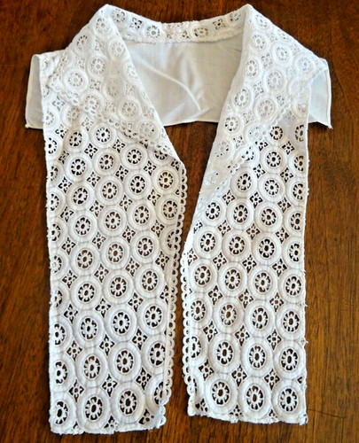 Plastron ancien dentelle - plastron,
