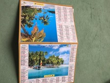 CALENDRIER ALMANACH PTT 1997 oller maldives dep 78 yvelines 