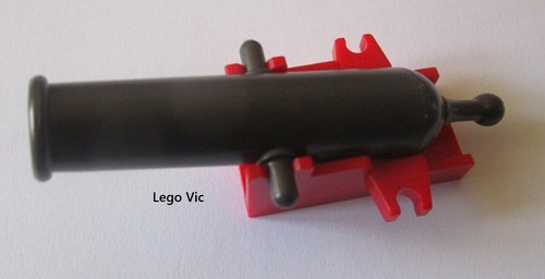 Lego x110c01 cannon pearl dark - lego,