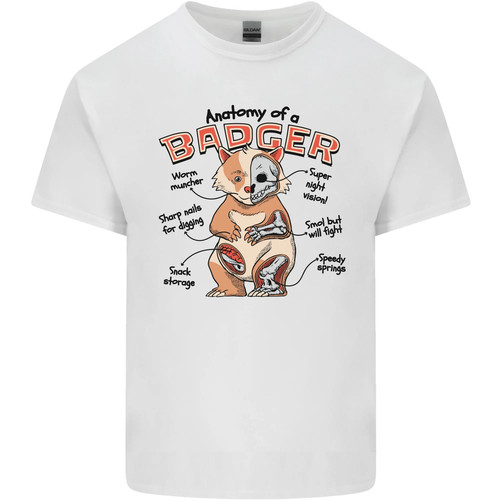 Anatomie blaireau t shirt - blaireau, t-shirt