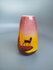 Vase Faïence Saint Jean  Du Désert Marseille Signé Berty