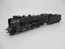 AV405 ANTAL Ho 1/87 LOCOMOTIVE VAPEUR SNCF 231 H 141 + TENDER 30-1 REF - VERT