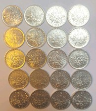  20 PIÈCES DE 5 FRANCS