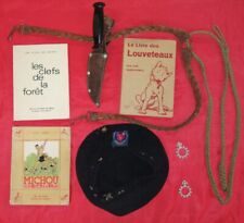 CONF - Lot Béret Livrets Ceinturon ... Scout Scoutisme   années  50 60