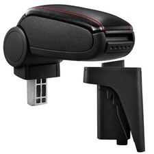 Accoudoir Central Cuir Référence Noir/Rouge pour Audi A3 S3 8P + Sportback