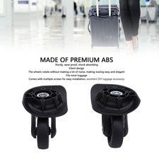 Roues De Coffre Roues De Valise à Bagages 1 Paire Pour Remplacement