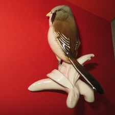 OISEAU PORCELAINE SAXE KARL ENS 13 CM ETAT PARFAIT PORT GRATUIT