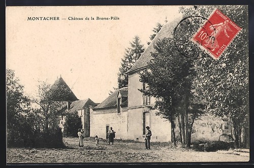 Cpa montacher château - château, la