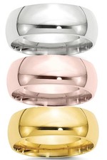 Bague alliance classique 8 mm