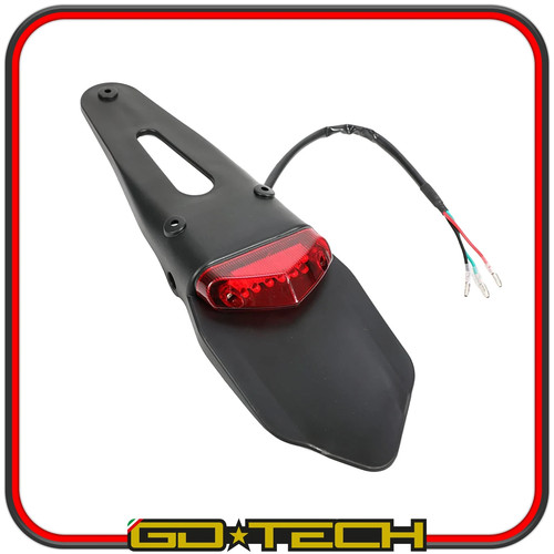 Porte numéro moto enduro feu - enduro,