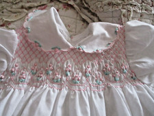 Robe vintage coton blanc