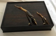 Boîte Vintage en Palissandre et décor  SIGNÉE DAN KARNER PARIS