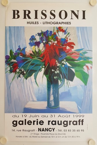 Affiche brissoni 1999 - affiche,