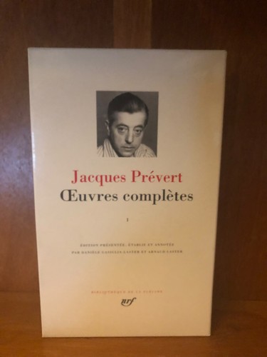 Pléiade jacques prévert - pléiade,