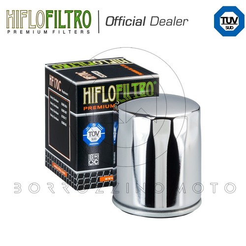 Filtre huile chromé - d'huile, hiflo