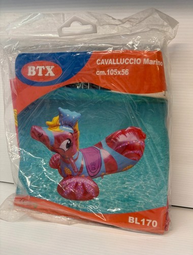 Rare inflatable seahorse ride - rare,