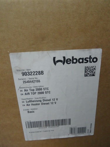 Webasto chauffage stationnaire - chauffage,