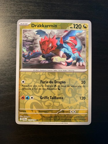 Carte pokémon reverse - carte,