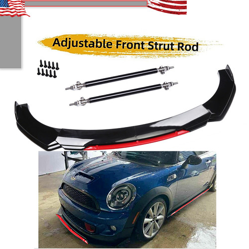 Front bumper lip spoiler - front,