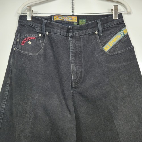 Vtg paco jeans 31x33 black - 31x33,
