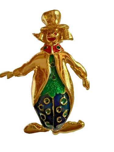 Broche vintage clown - broche,