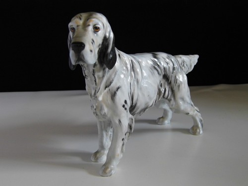 Porcelaine setter anglais - porcelaine,