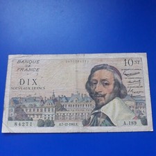 Billet 10NF Richelieu 1961