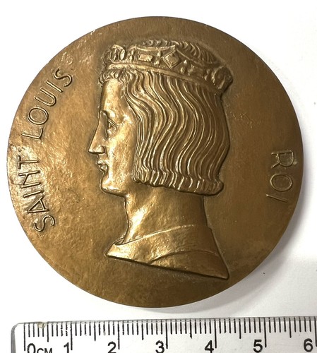 Medaille saint louis roi - louis,