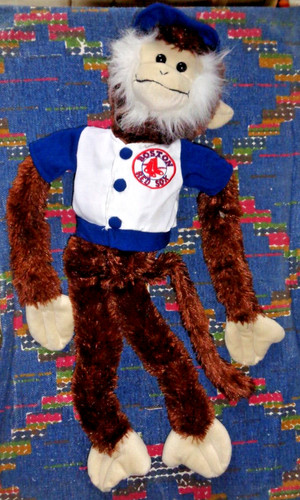 Peluche singe marron - ,