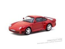 Voiture miniature rouge moulé sous pression Tarmac Works 1/64 Porsche 959