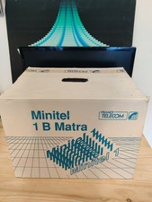 Minitel 1 B Matra En Boîte Bel État Fonctionne Pb Bouton On/Off Lire Desc