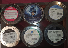 Lot De 5 Boites métal  bande annonce Vide Pour FILM CINE 35 MM UIP. GAUMONT .UGC