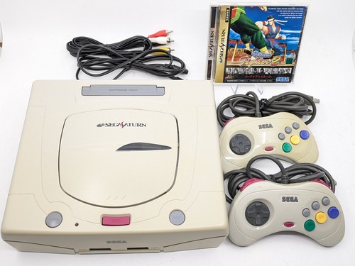 Sega saturn white hst 3220 - sega, hst-3220
