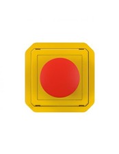 Coup de poing d'urgence poussoir à impulsion arrêt étanche Plexo IP55 avec enjol