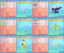 Arceus Deoxys Darkrai Shaymin