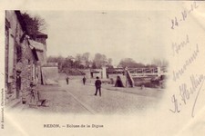 CPA 35 BRETAGNE REDON Ecluse