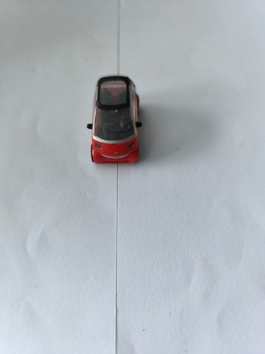 Voiture miniature smart rouge - voiture,