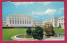 CPSM - Genève - Palais de l'ONU et la sphère Armillaire - N° 3043 de 1968