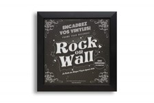 - Cadre pour Disque Vinyle - Ouverture/Fermeture Facile - Noir - Encoche de s...