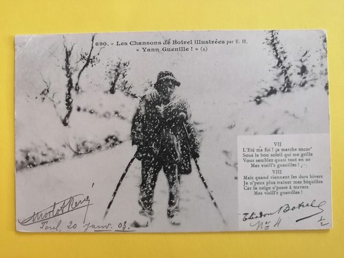 Cpa karten bretagne botrel - cpa,