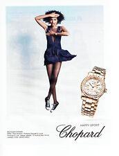 Publicité Advertising 127  2015   montre Happy Sport par Chopard