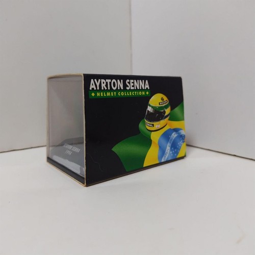 Ayrton senna miniature - senna, helmet