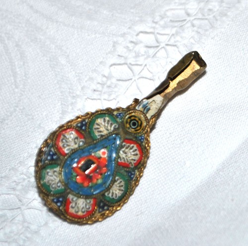 Broche guitare ancienne - , en