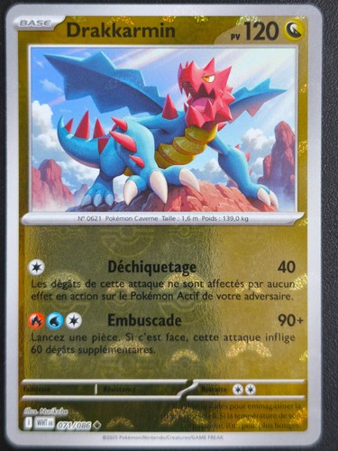 Carte pokémon drakkarmin - carte,
