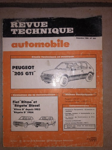 Revue technique automobile rta - revue,
