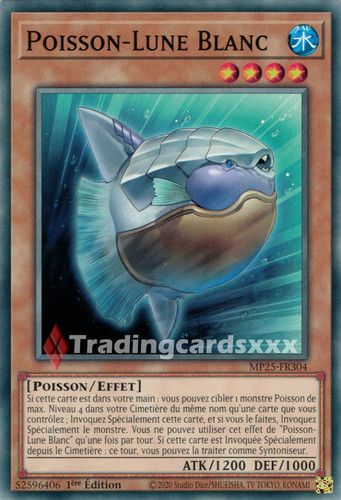 Poisson lune blanc - yu-gi-oh!,